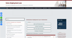 Desktop Screenshot of employment-law.ch